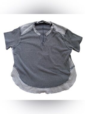 Anthropologie Entro Washed Pullover Shirt